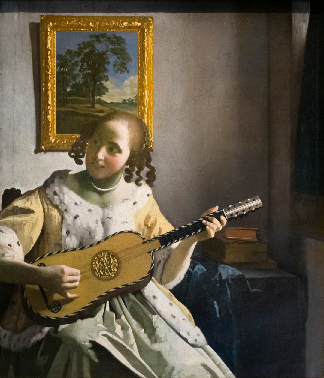 Gitarristen, ca 1672 (olja på duk) av Jan Vermeer van Delft