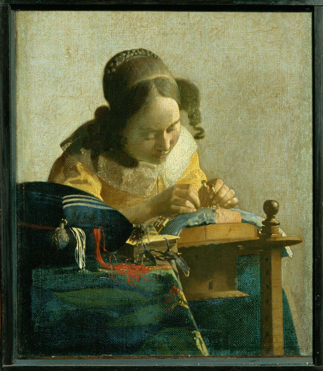Spetsmakaren... av Jan (1632 75) Vermeer