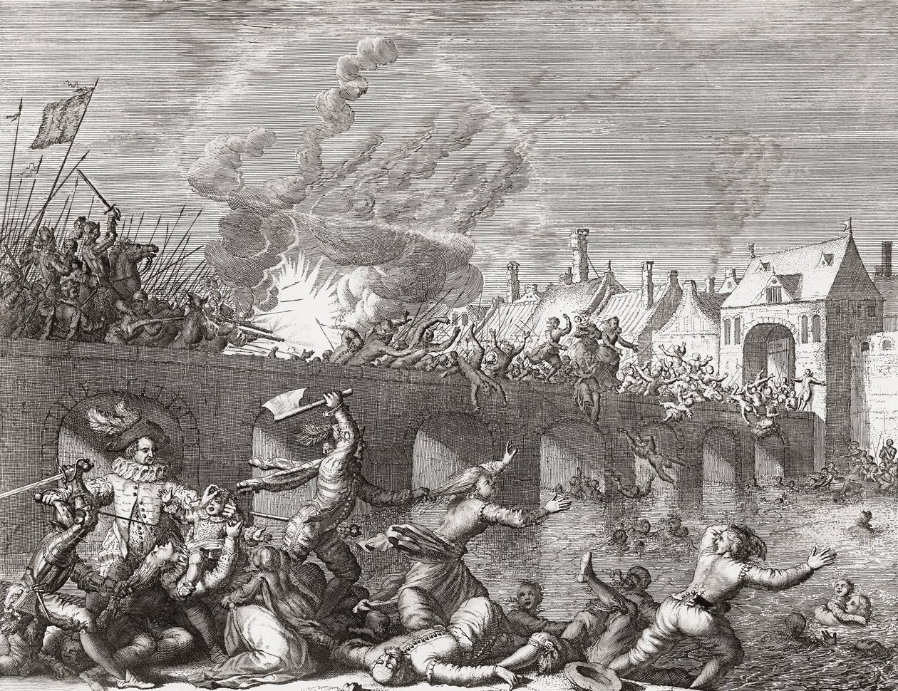 Belägringen av Maastricht av Jan (after) Luyken