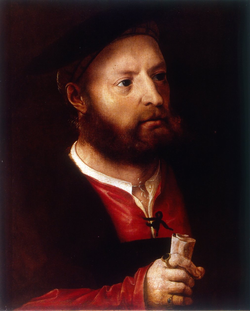 Porträtt av en man (målning) av Jan (c.1472 c.1533) Gossaert