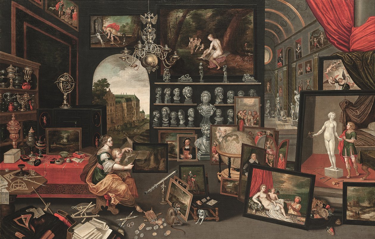 Allegory of Sight (olja på duk) av Jan (follower of) Brueghel