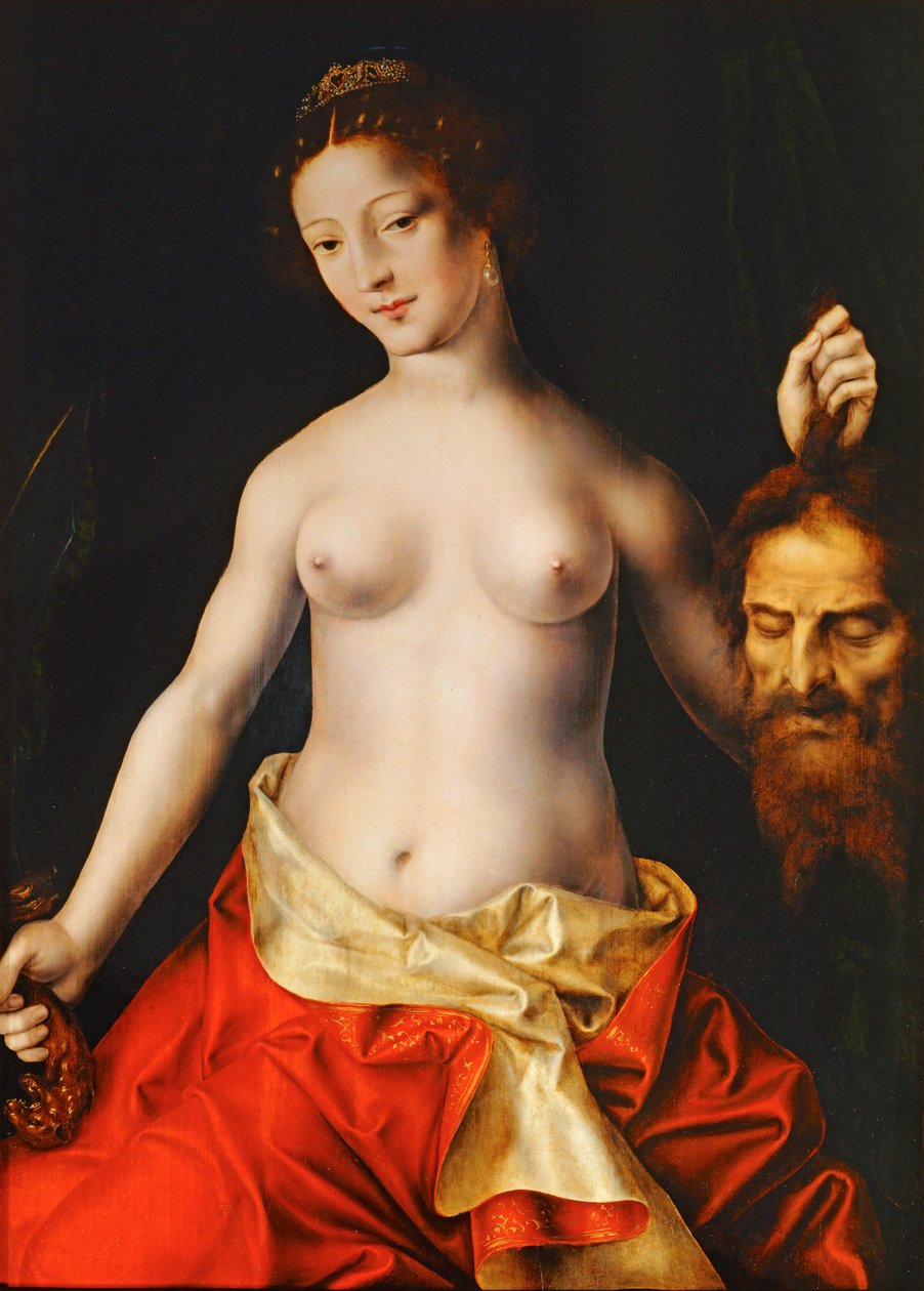 Judith och Holofernes... av Jan (manner of) Massys