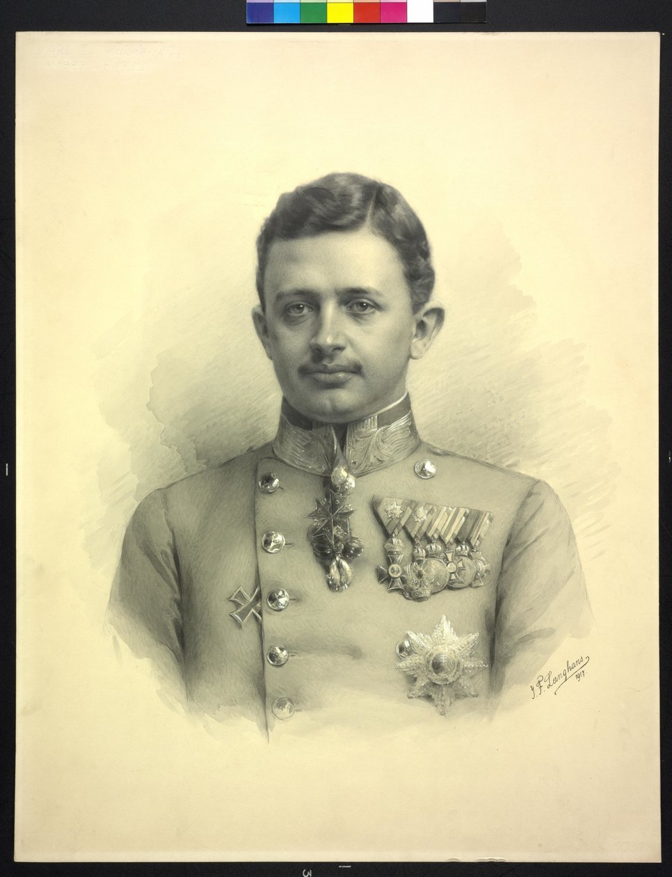 Kejsare av Österrike Karl I av Jan (studio of) Langhans