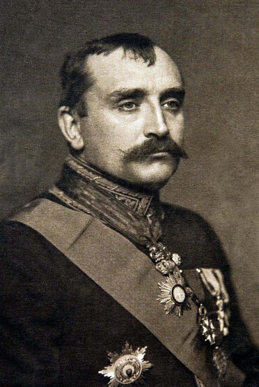 Paul Claudel i konsuldräkt 1910 - fotografi av Jan Nepomuk Langhans av Jan (studio of) Langhans