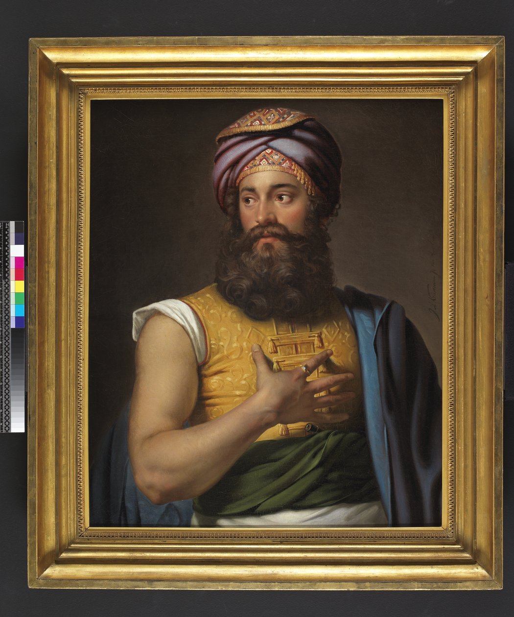 The Great Belzoni, 1824 av Jan Adam Janszoon Kruseman