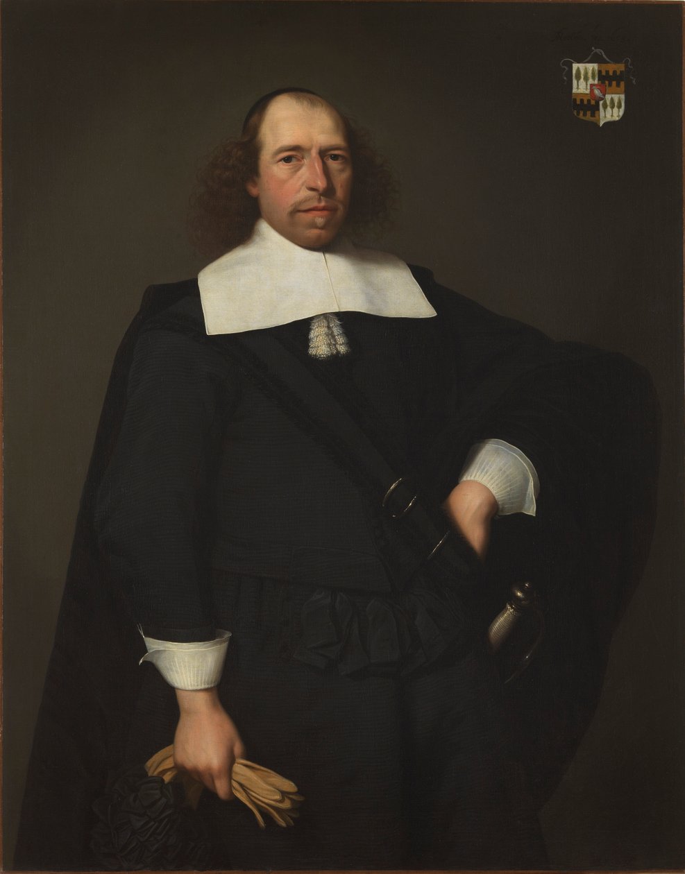 Porträtt av Adriaen van Bredehoff, 1659. av Jan Albertsz. Rotius