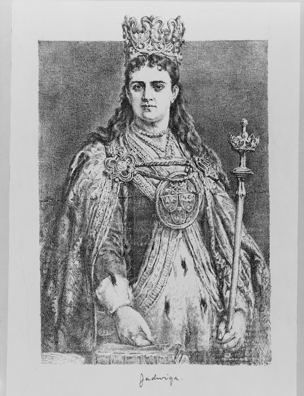 Drottning Jadwiga av Polen, 1800-talet av Jan Alojzy Matejko