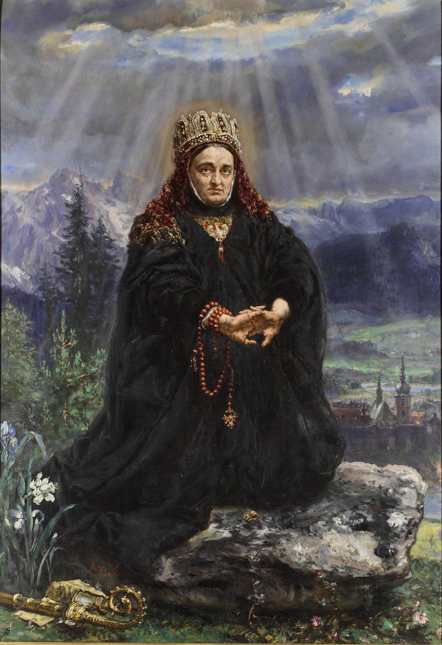 Saint Kinga av Polen, 1892 av Jan Alojzy Matejko