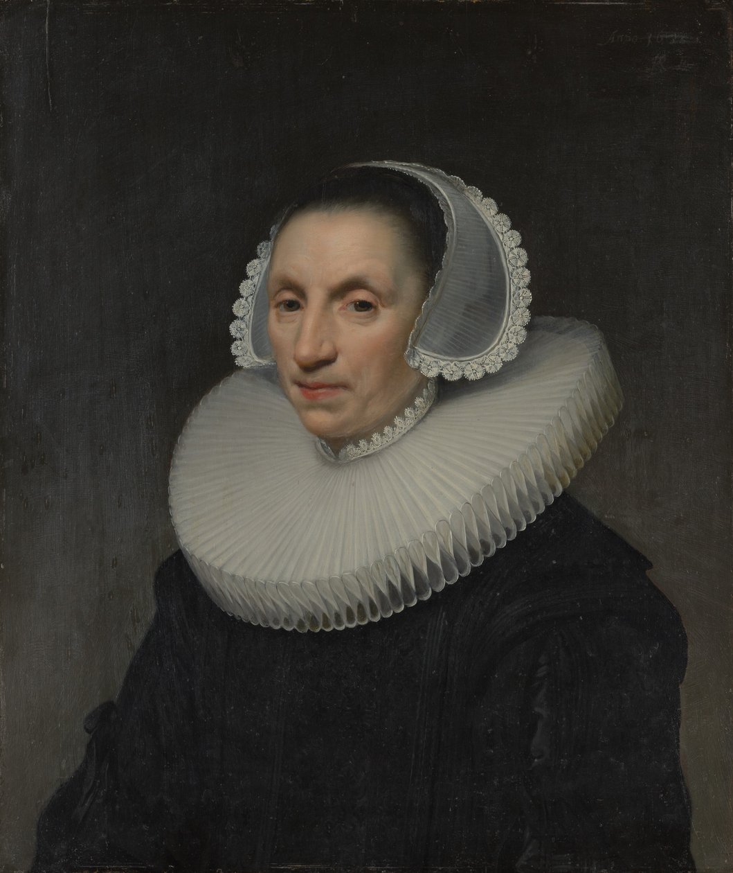 Porträtt av en kvinna, 1635. av Jan Anthonisz van Ravesteyn