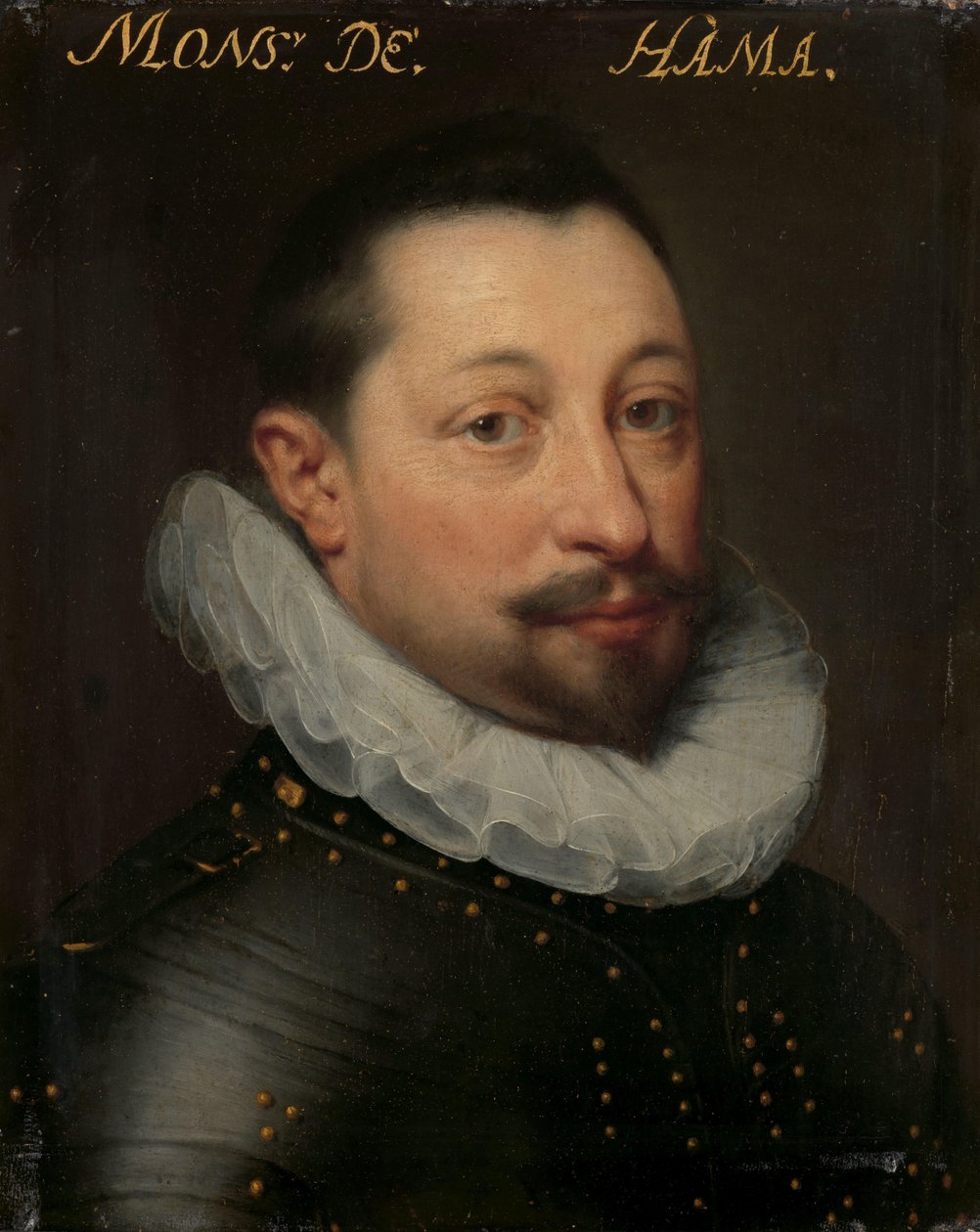 Porträtt av Charles de Levin, Lord of Famars, Forimont och Lousart av Jan Antonisz van Ravesteyn (workshop of)