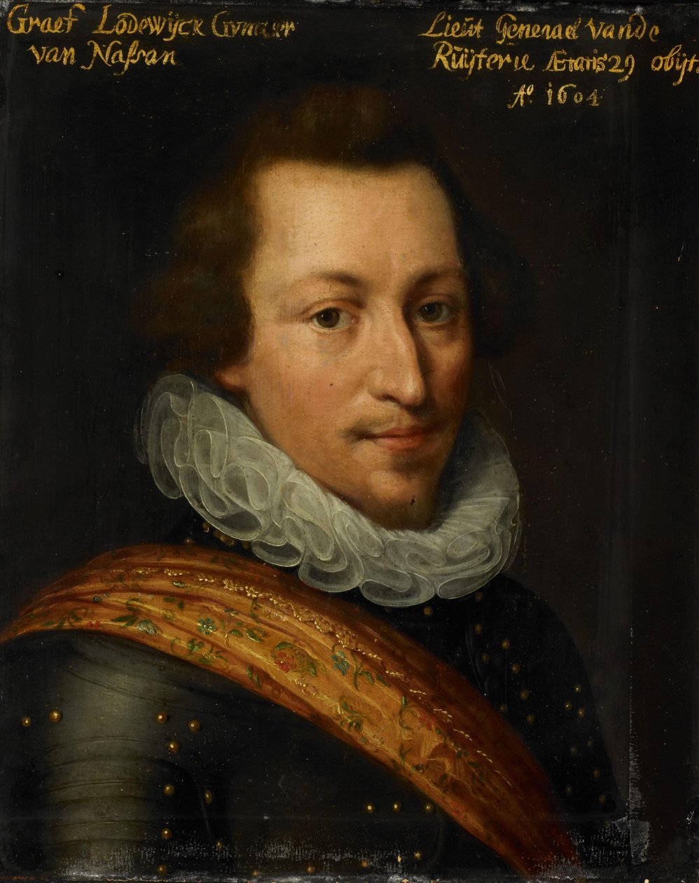 Porträtt av greve Louis-Gunther av Nassau av Jan Antonisz van Ravesteyn (workshop of)