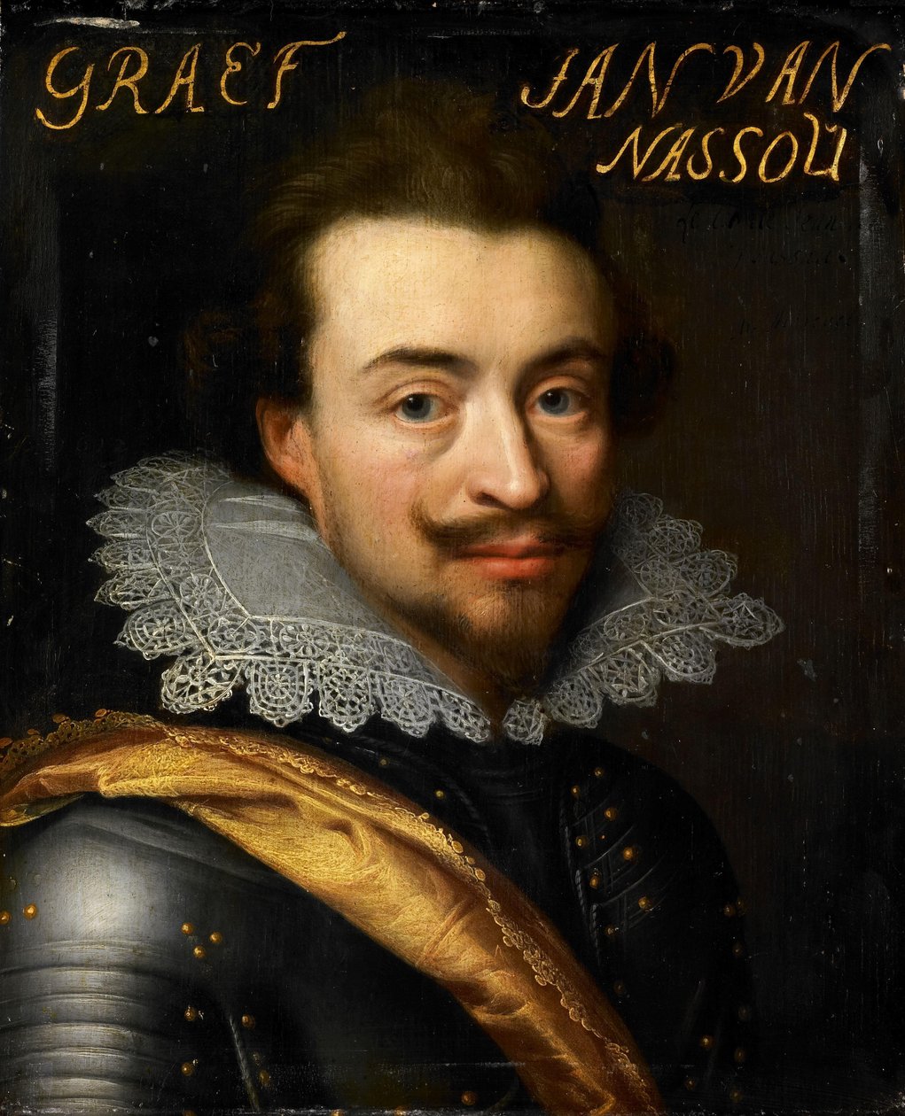 Porträtt av Jan den yngre, greve av Nassau-Siegen (greve Johannes VIII av Nassau-Siegen) av Jan Antonisz van Ravesteyn (workshop of)