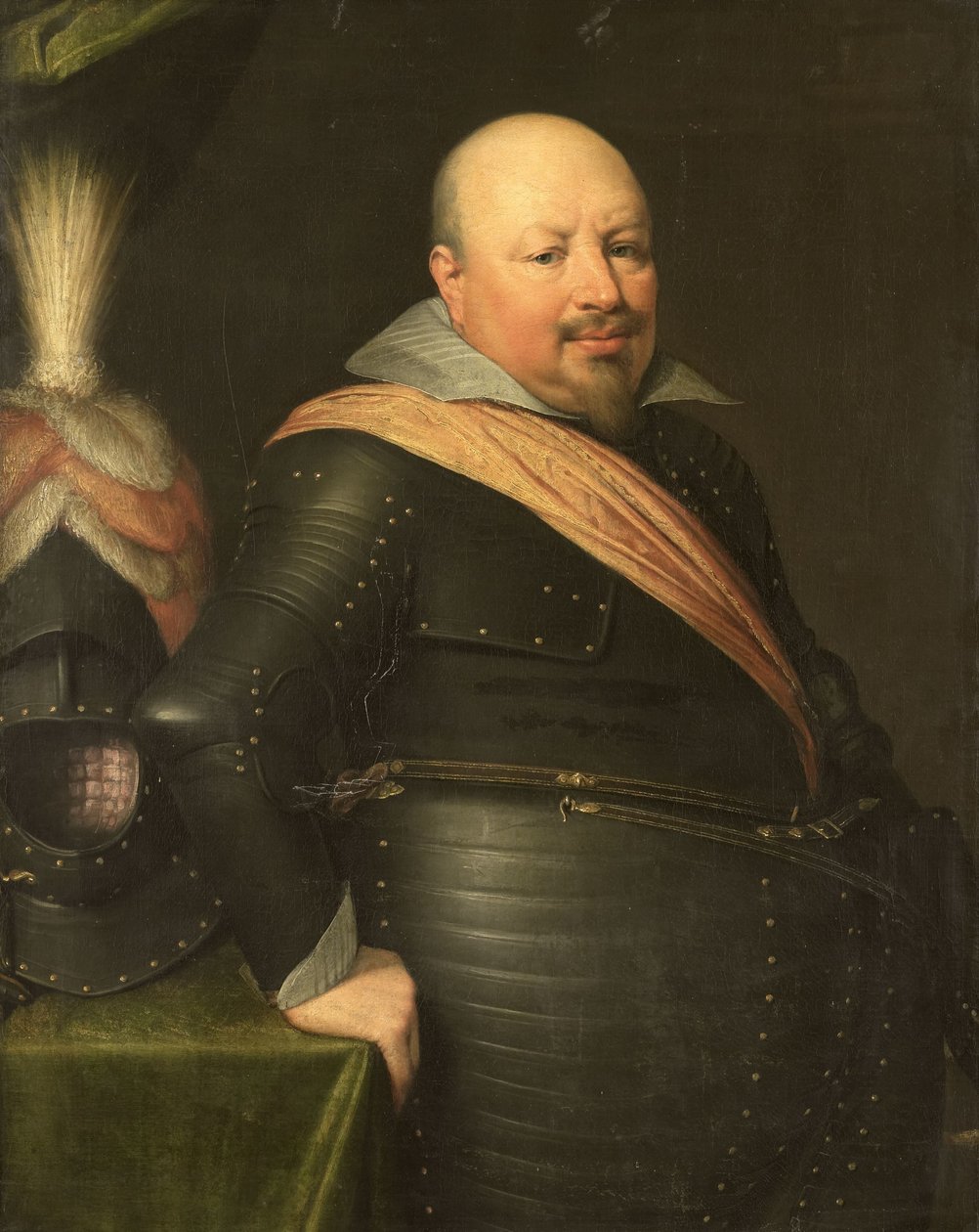 Porträtt av Nicolaas Schmelzing (1561-1629) av Jan Antonisz van Ravesteyn (workshop of)