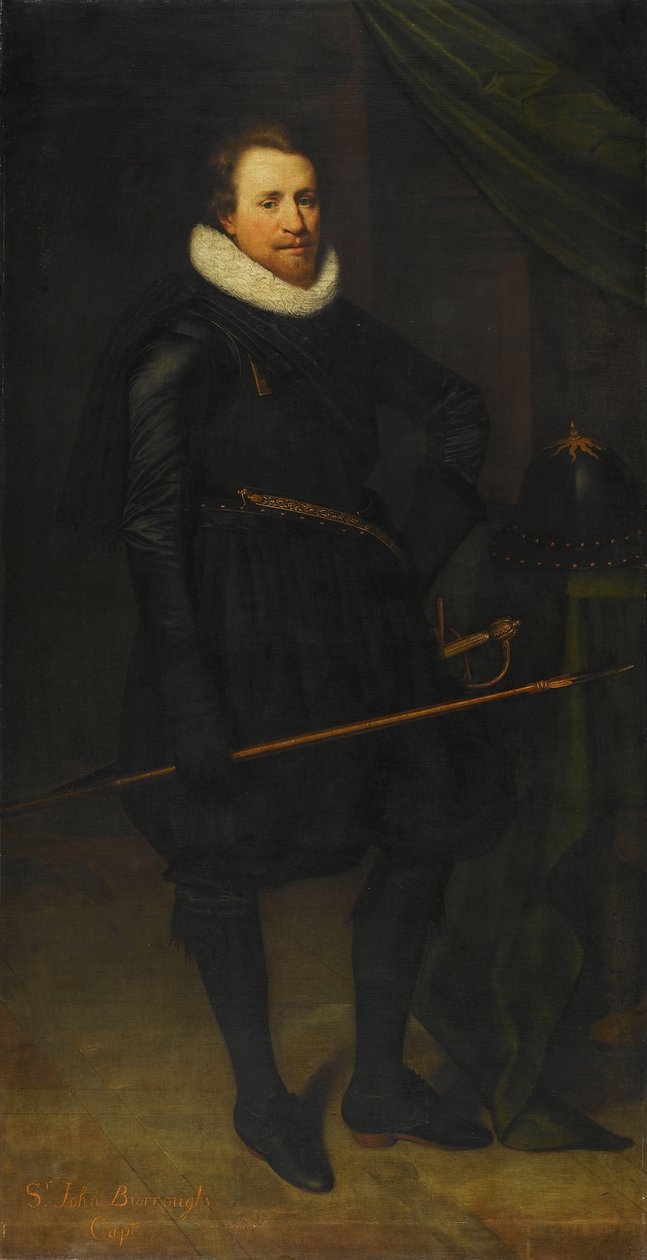 Porträtt av Sir John Burroughs (1587-1627) av Jan Antonisz van Ravesteyn