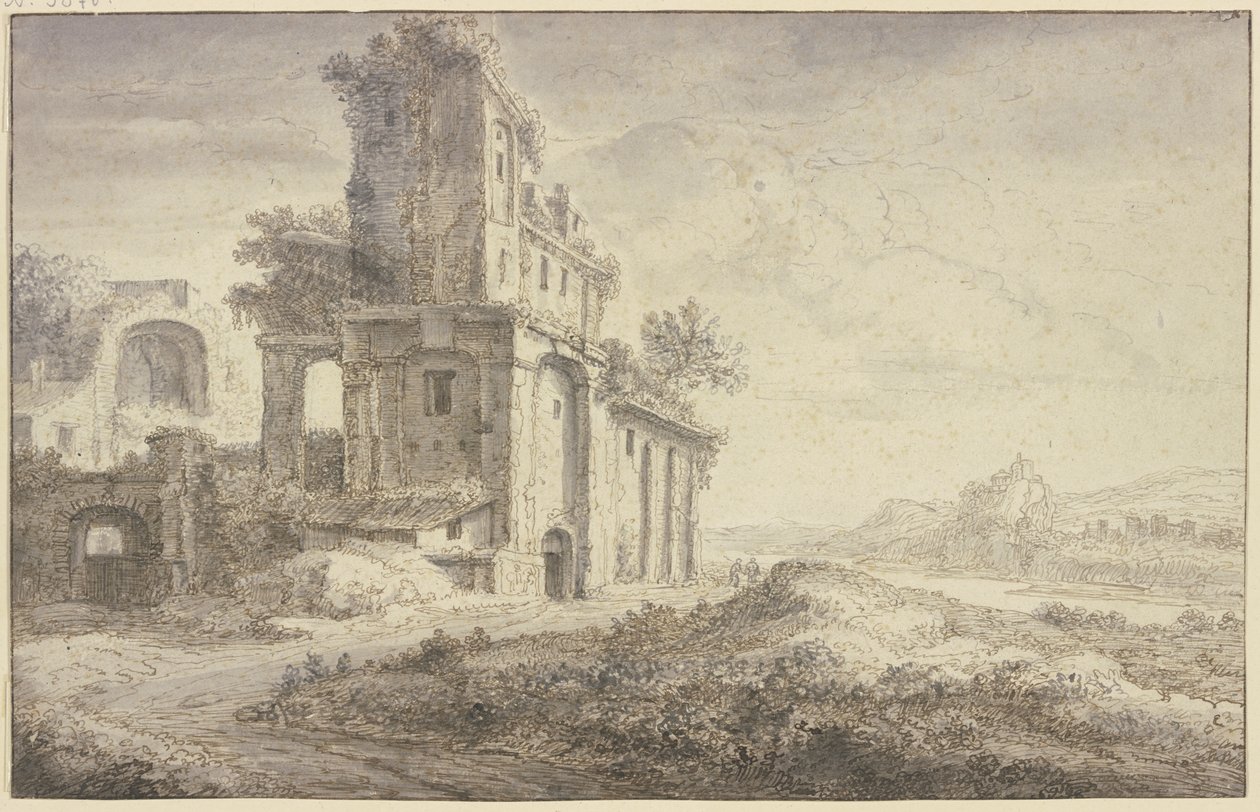 Romerska ruiner av Jan Asselijn