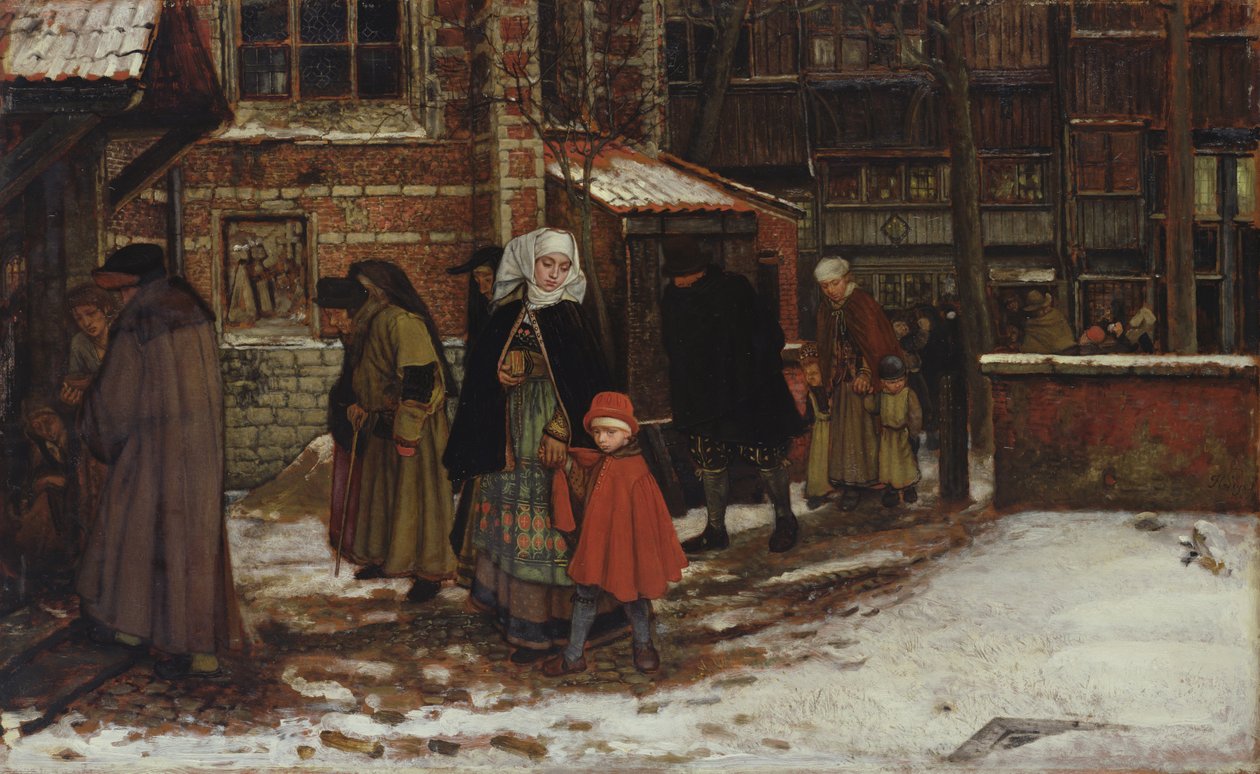 St. Johns Festival, 1859 (se även 234224) av Jan August Hendrik Leys