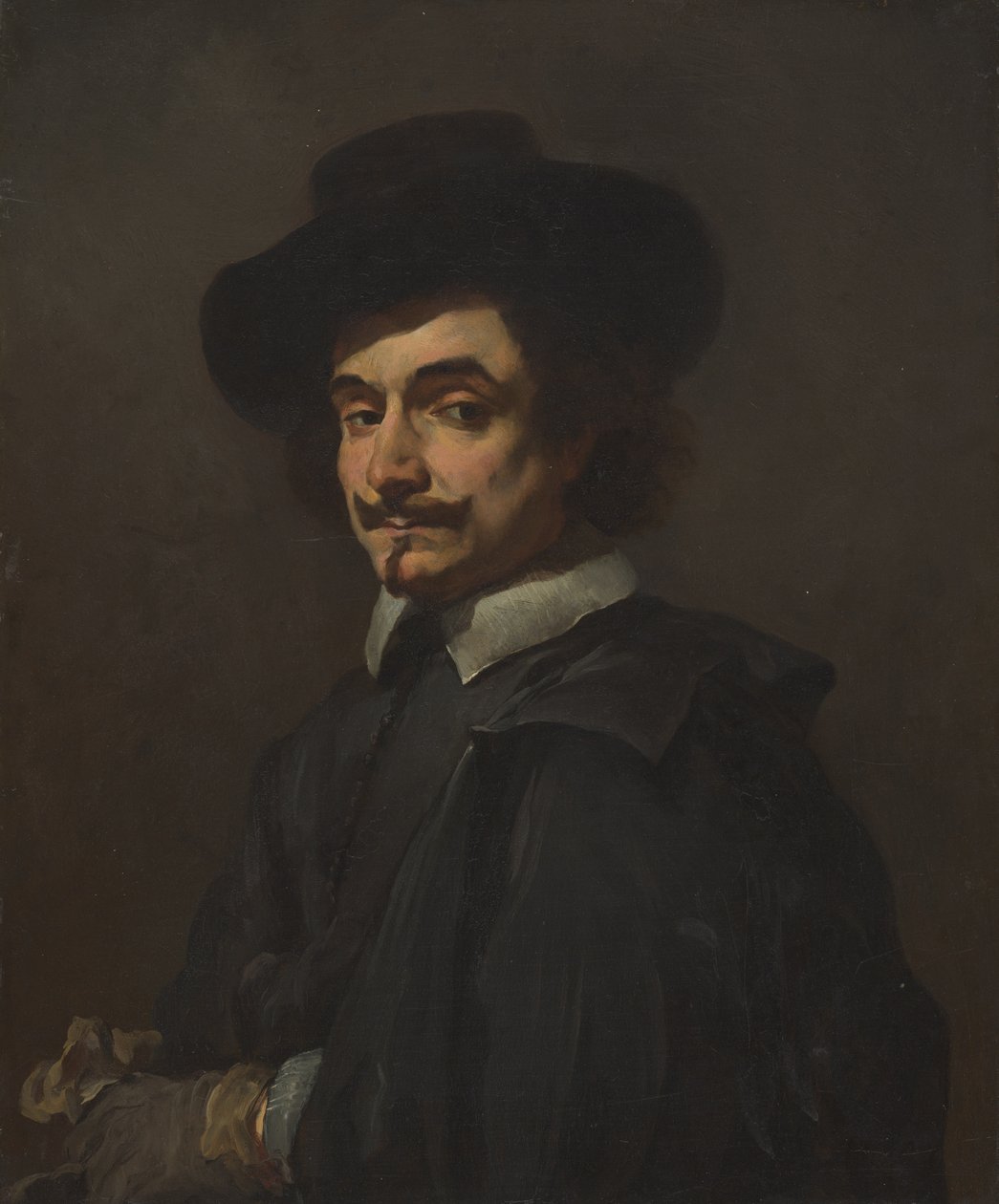 Porträtt av en man av Jan Baptist Weenix
