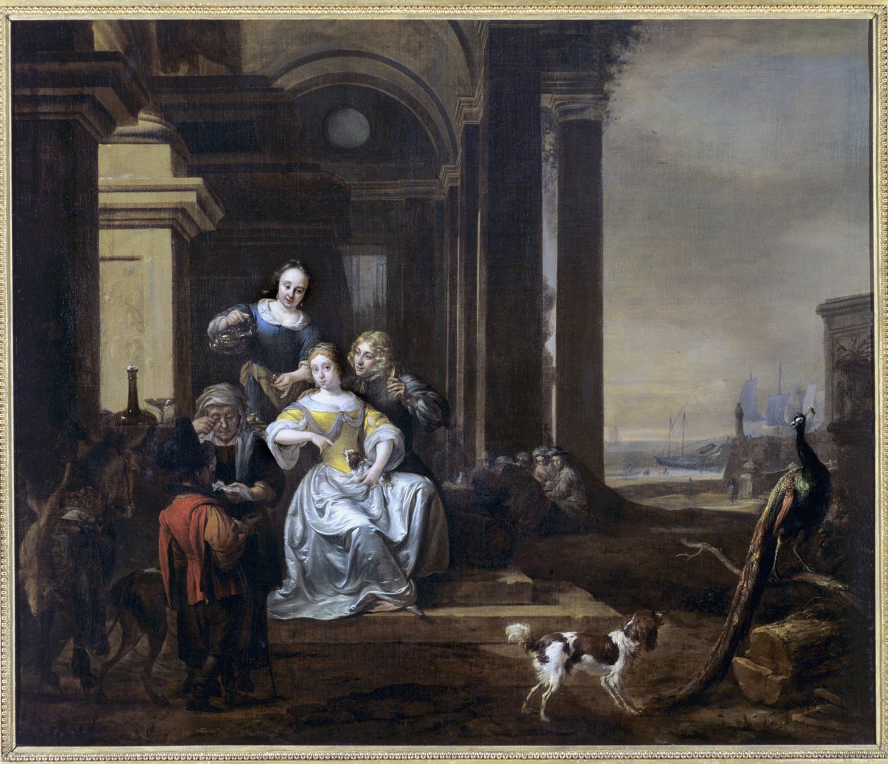Unga blondiner, 1646-55 av Jan Baptist Weenix