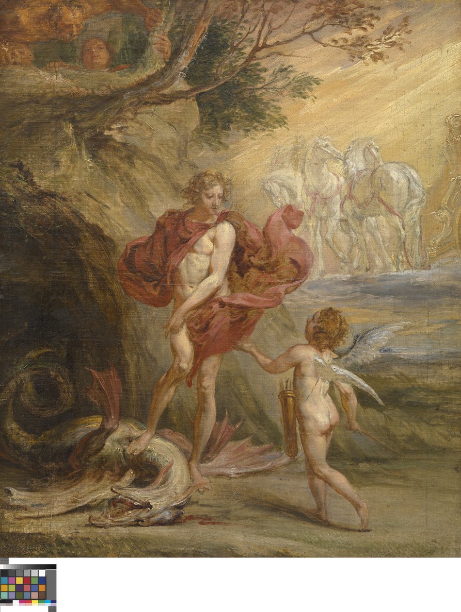 Holländska: Apollo en Python Apollo och Python av Jan Boeckhorst