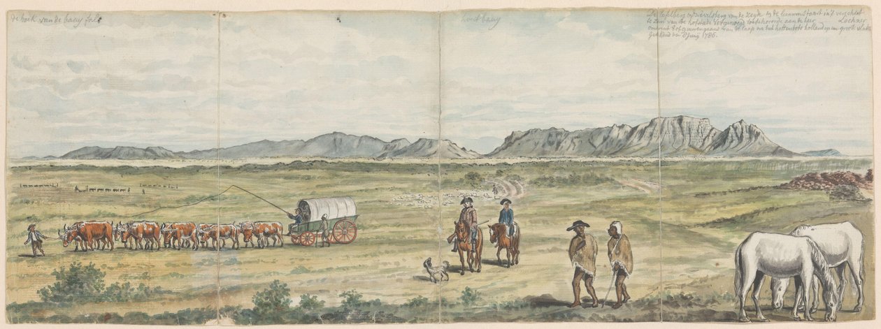 Khoikhoi och kolonister på Kapslätten av Jan Brandes