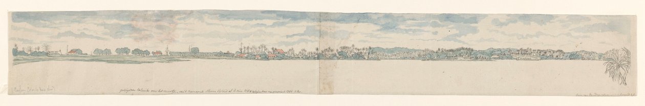 Utsikt över Colombo från Slave Island av Jan Brandes