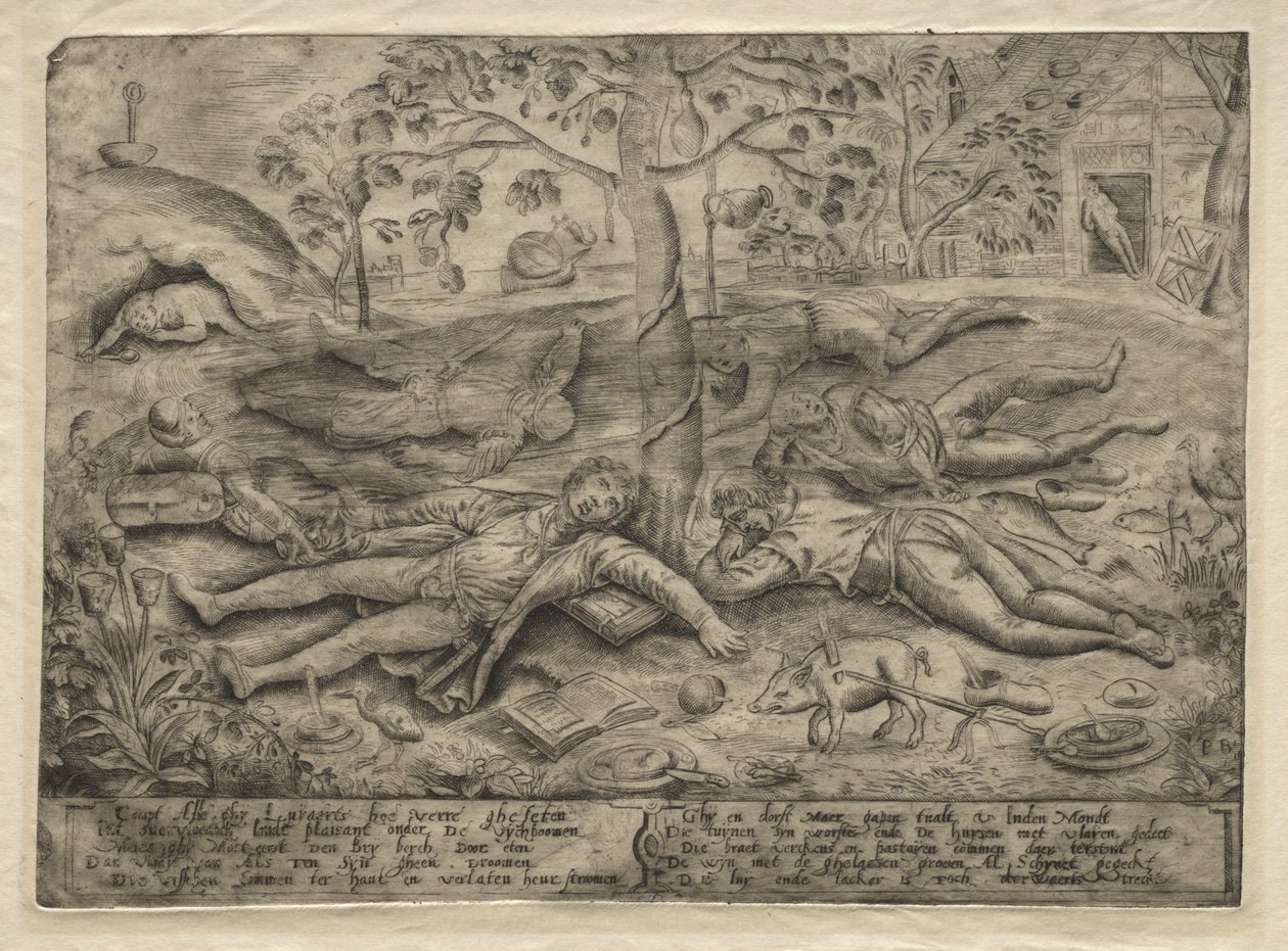 Frossande tallrik. av Jan Brueghel the Elder