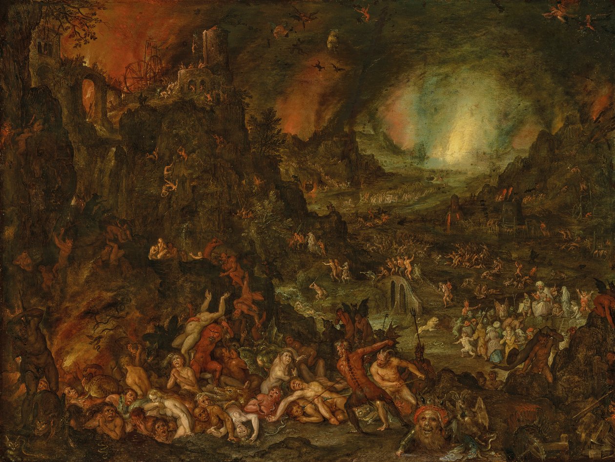 Helvetet av Jan Brueghel the Elder