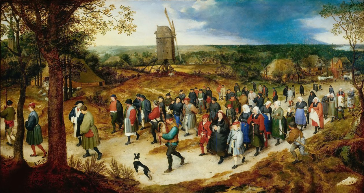 Bröllopsprocessen Bröllopsprocessen. av Jan Brueghel the Elder