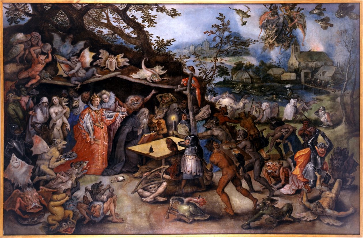Frestelser av Sankt Antonius abbot av Jan Brueghel the Elder
