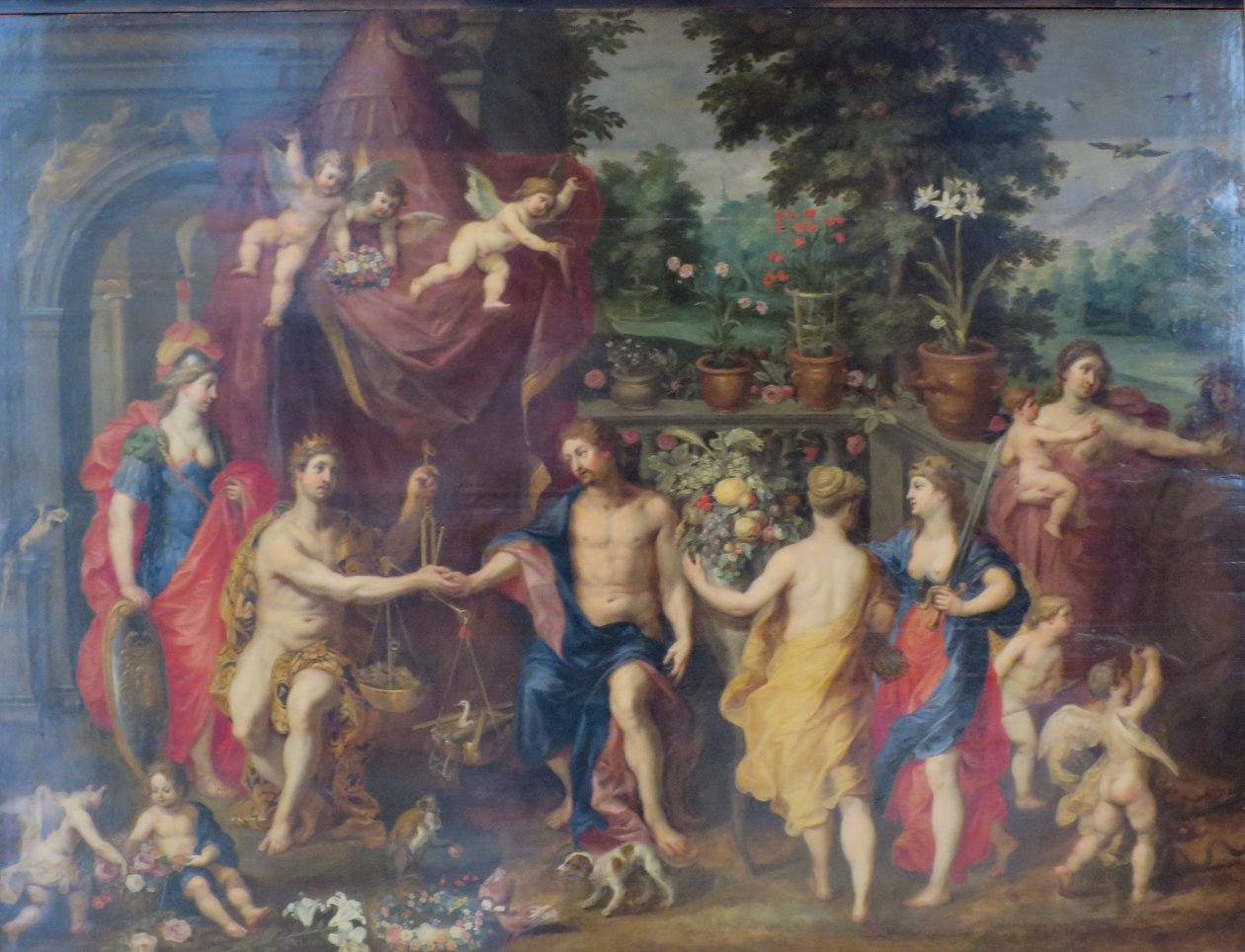 Allegori om det dygdiga livet av Jan Brueghel the Younger