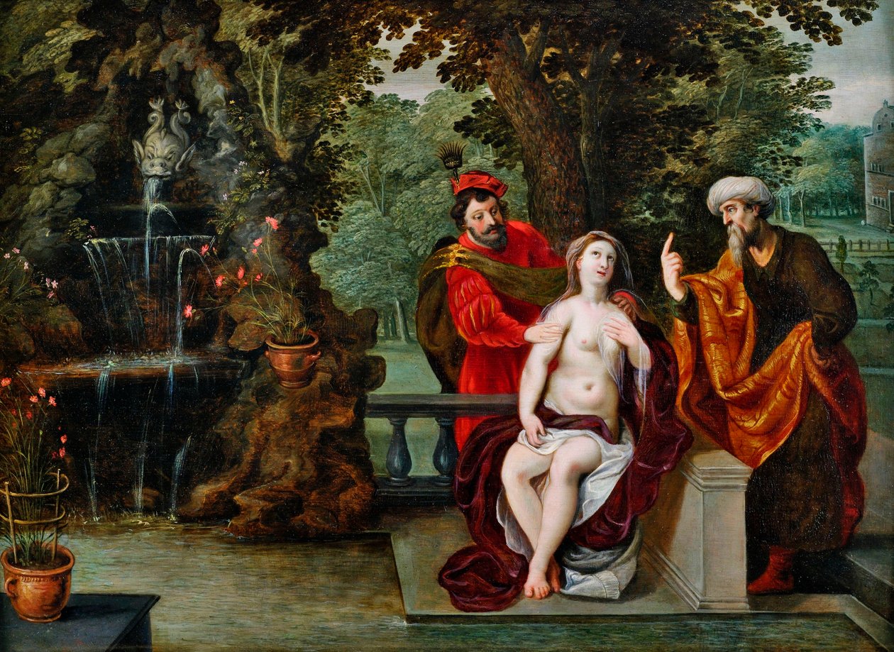 Susanna och de äldre av Jan Brueghel the Younger