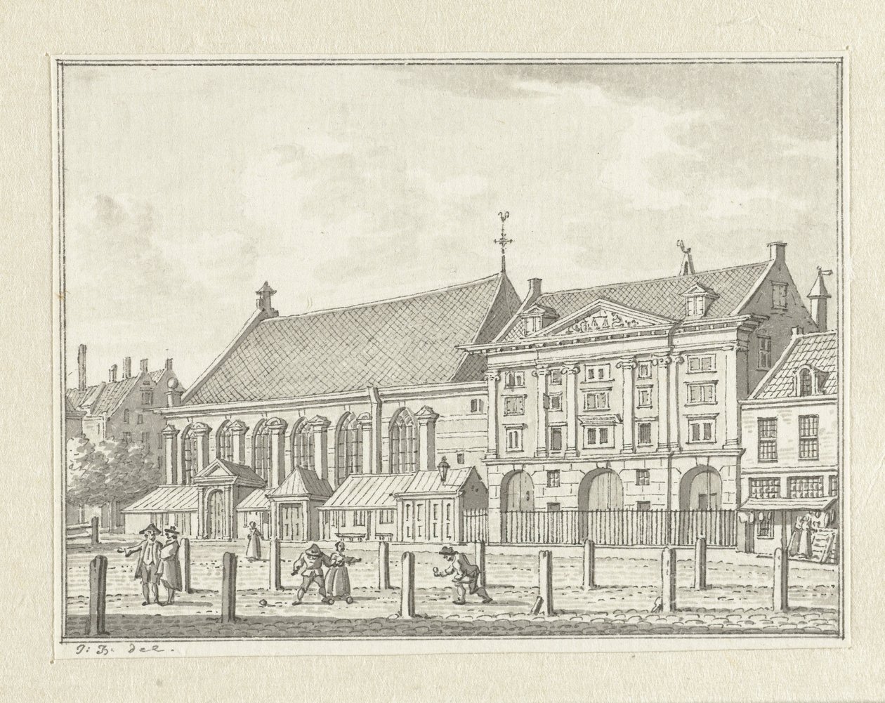 Prinsekerk och Boterhal i Rotterdam av Jan Bulthuis