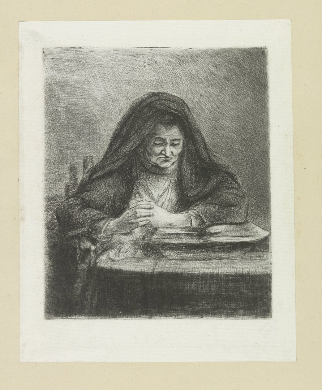 Lezende kvinna The Compleat Work of Etchings av John Chalon / Oeuvre Complette des Eaux Fortes av Jean Chalon (serietitel) av Jan Chalon