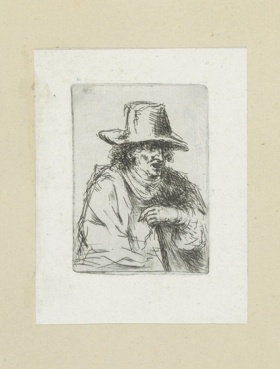 Man sätter hög hoed i stok The Compleat Work of Etchings av John Chalon / Oeuvre Complette des Eaux Fortes av Jean Chalon (serietitel) av Jan Chalon