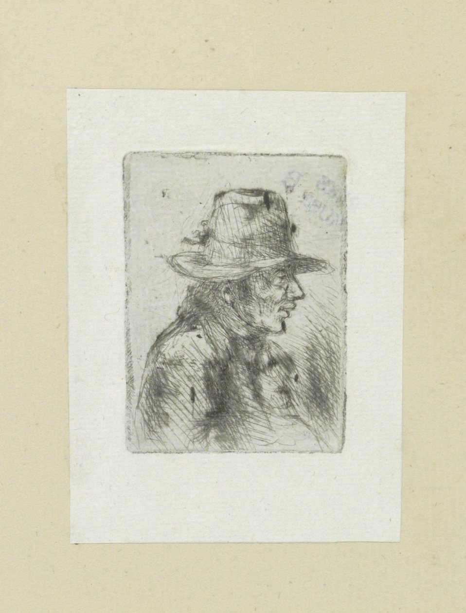 Man sätter hög hoed, till rätt The Compleat Work of Etchings av John Chalon / Oeuvre Complette des Eaux Fortes av Jean Chalon (serietitel) av Jan Chalon