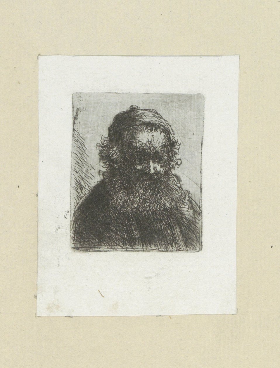 Oude man sätter baard i muts The Compleat Work of Etchings av John Chalon / Oeuvre Complette des Eaux Fortes av Jean Chalon (serietitel) av Jan Chalon