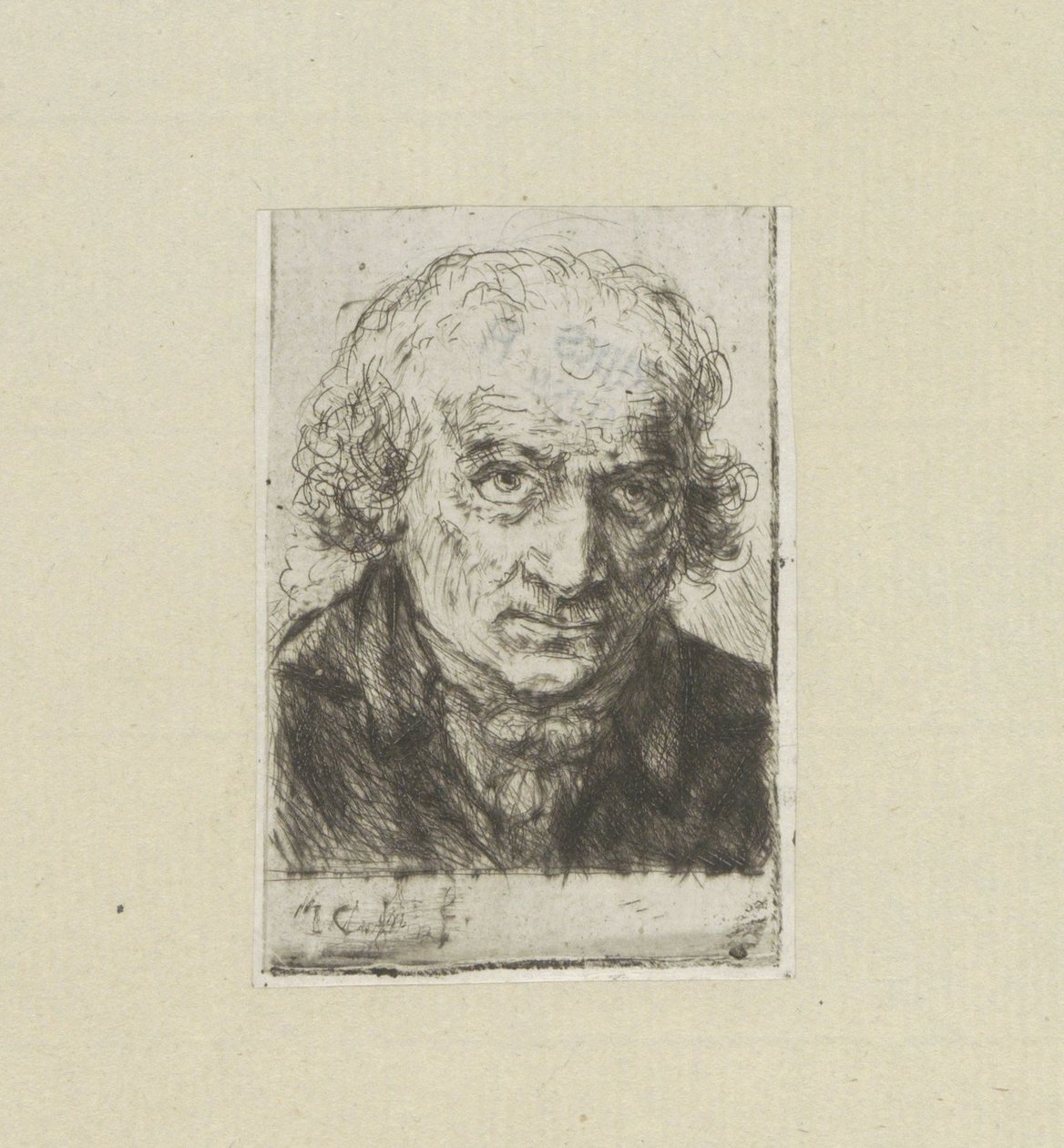 Volwassen man, till rätt The Compleat Work of Etchings av John Chalon / Oeuvre Complette des Eaux Fortes av Jean Chalon (serietitel) av Jan Chalon