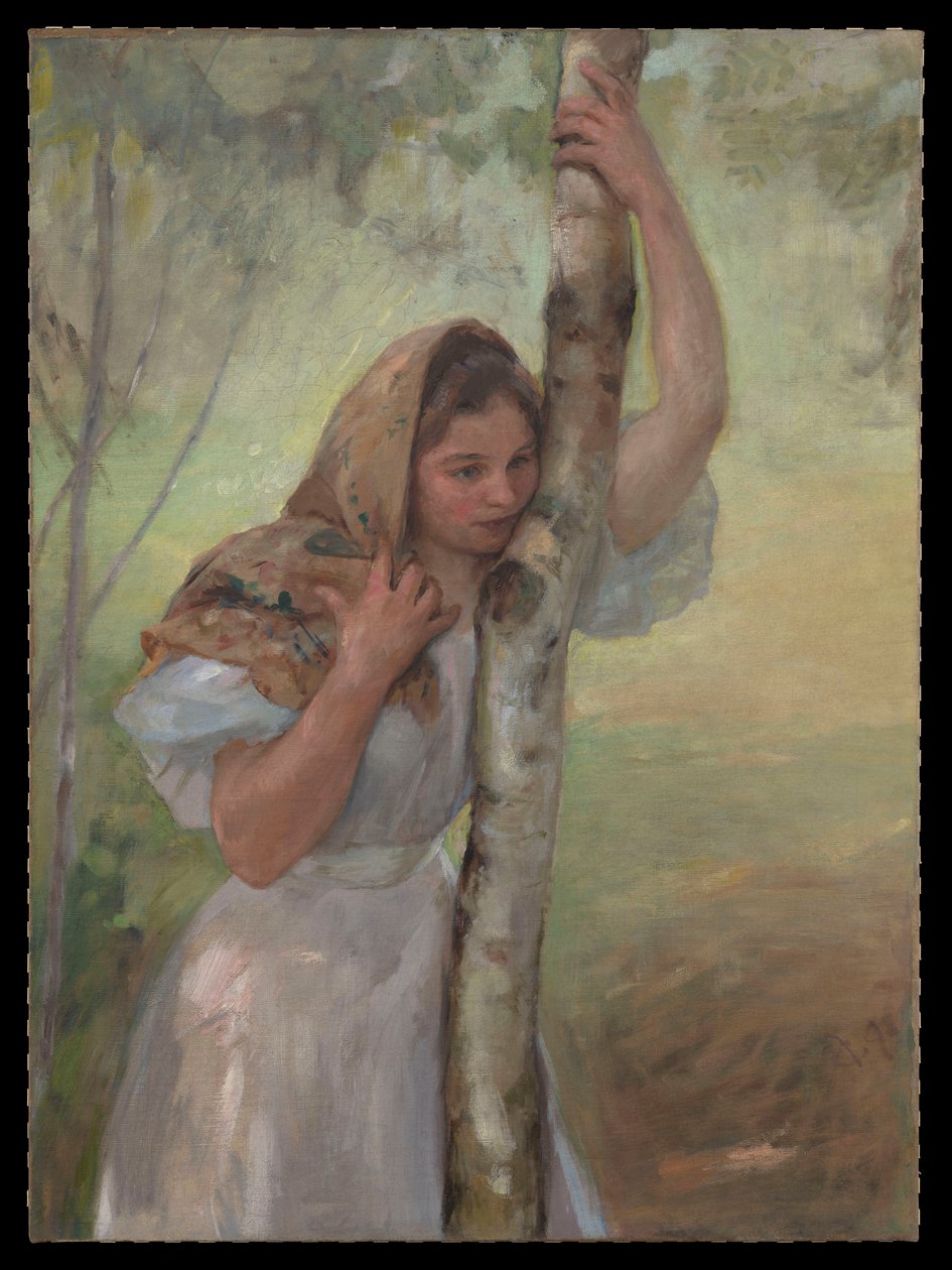 Liten björk av Jan Ciągliński