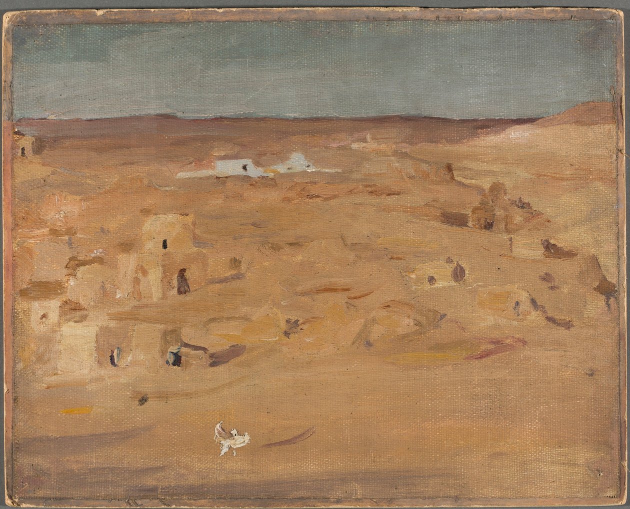 Kyrkogård i öknen. Från en resa till Egypten av Jan Ciągliński