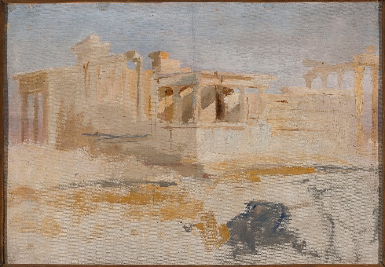 Erechtheion. Från en resa till Grekland av Jan Ciągliński