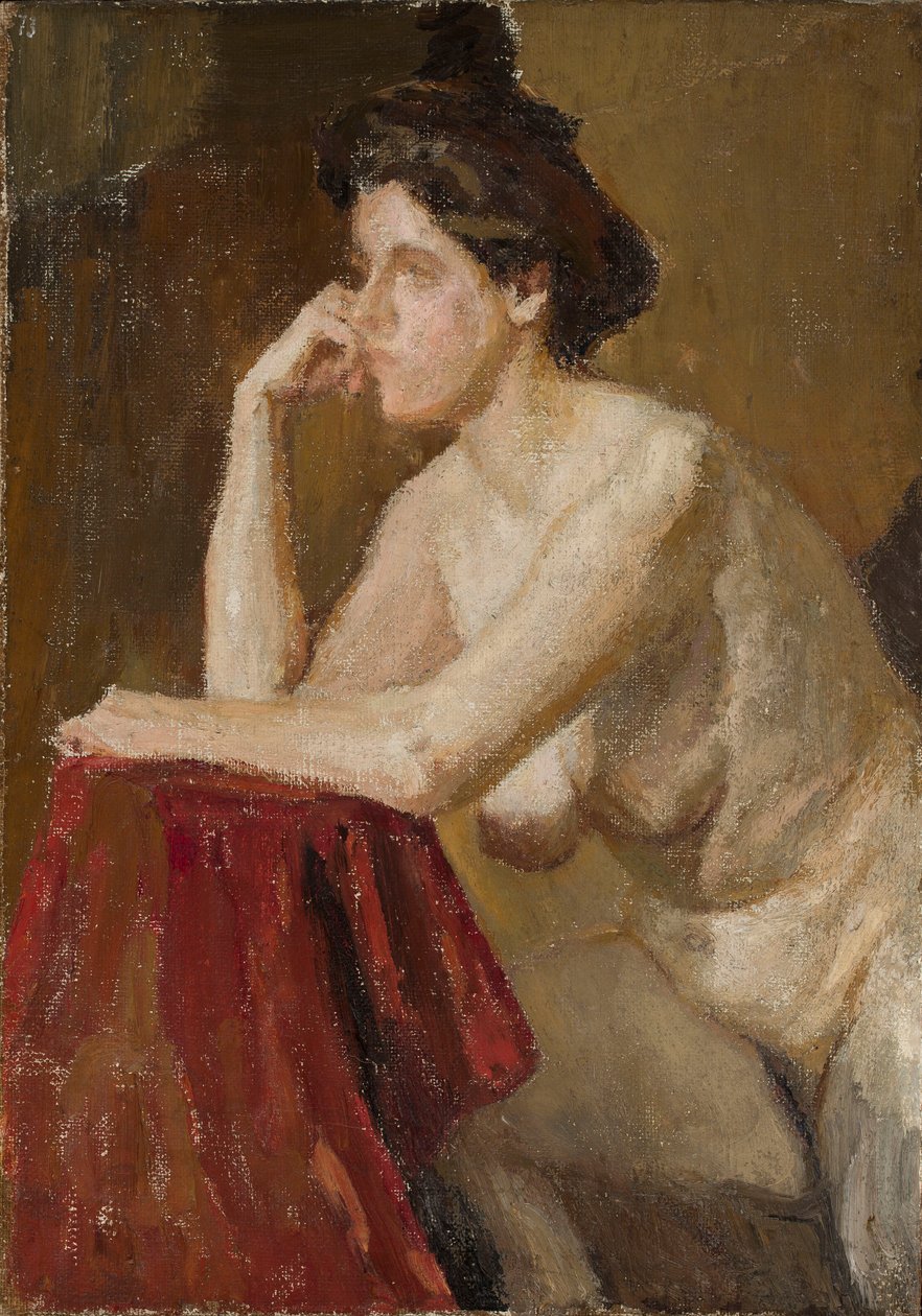 Modell, studier av Jan Ciągliński