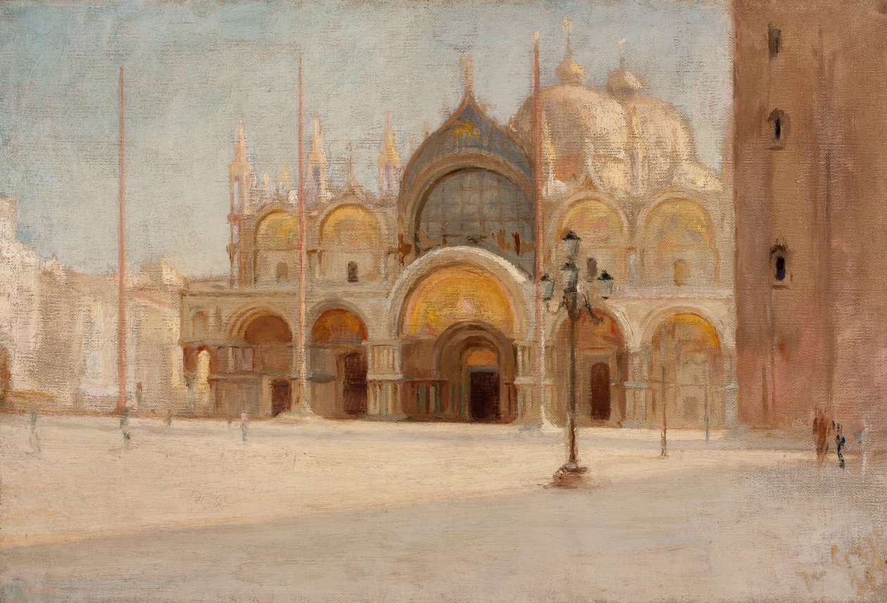 Markusplatsen i Venedig av Jan Ciągliński