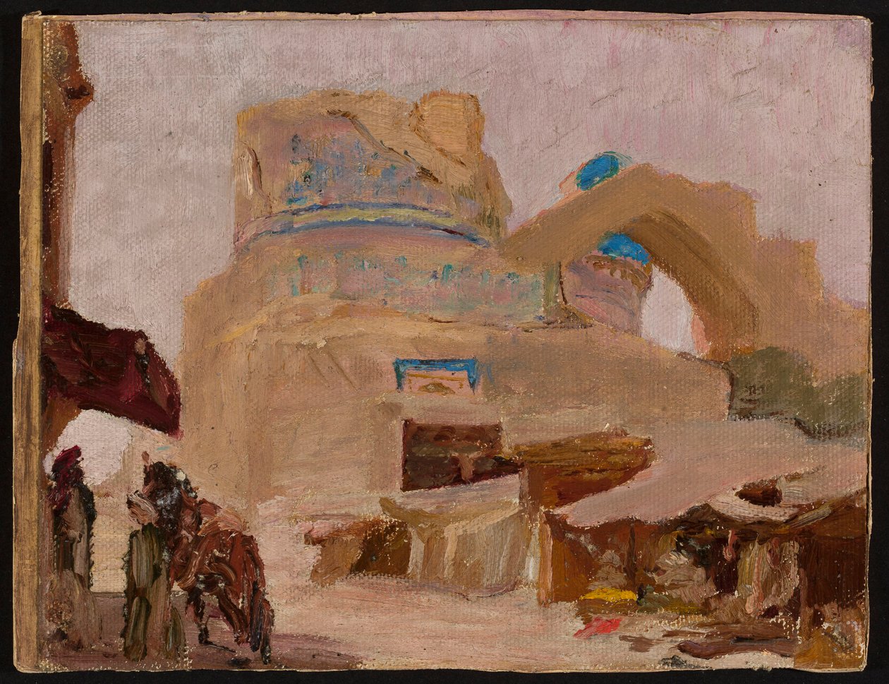 Samarkand - Bibi-Chanum, Tamerlans hustrus grav. Från en resa till Turkestan av Jan Ciągliński
