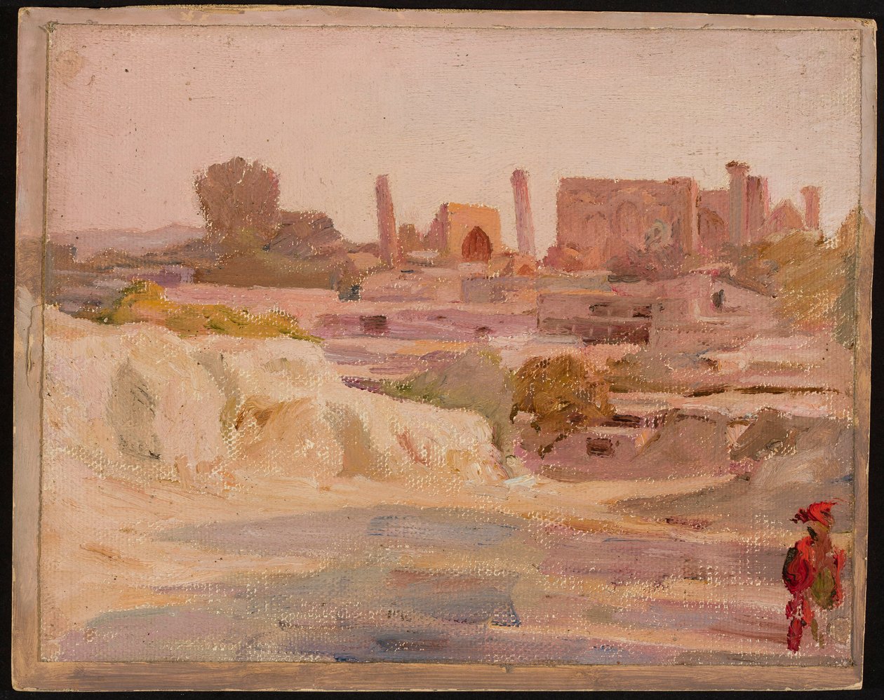 Samarkand – översiktsbild. Från resan till Turkestan av Jan Ciągliński