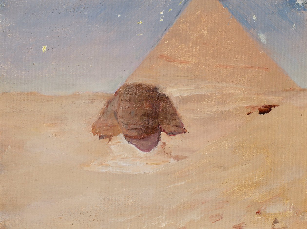 Sfinxen på natten. Från en resa till Egypten av Jan Ciągliński
