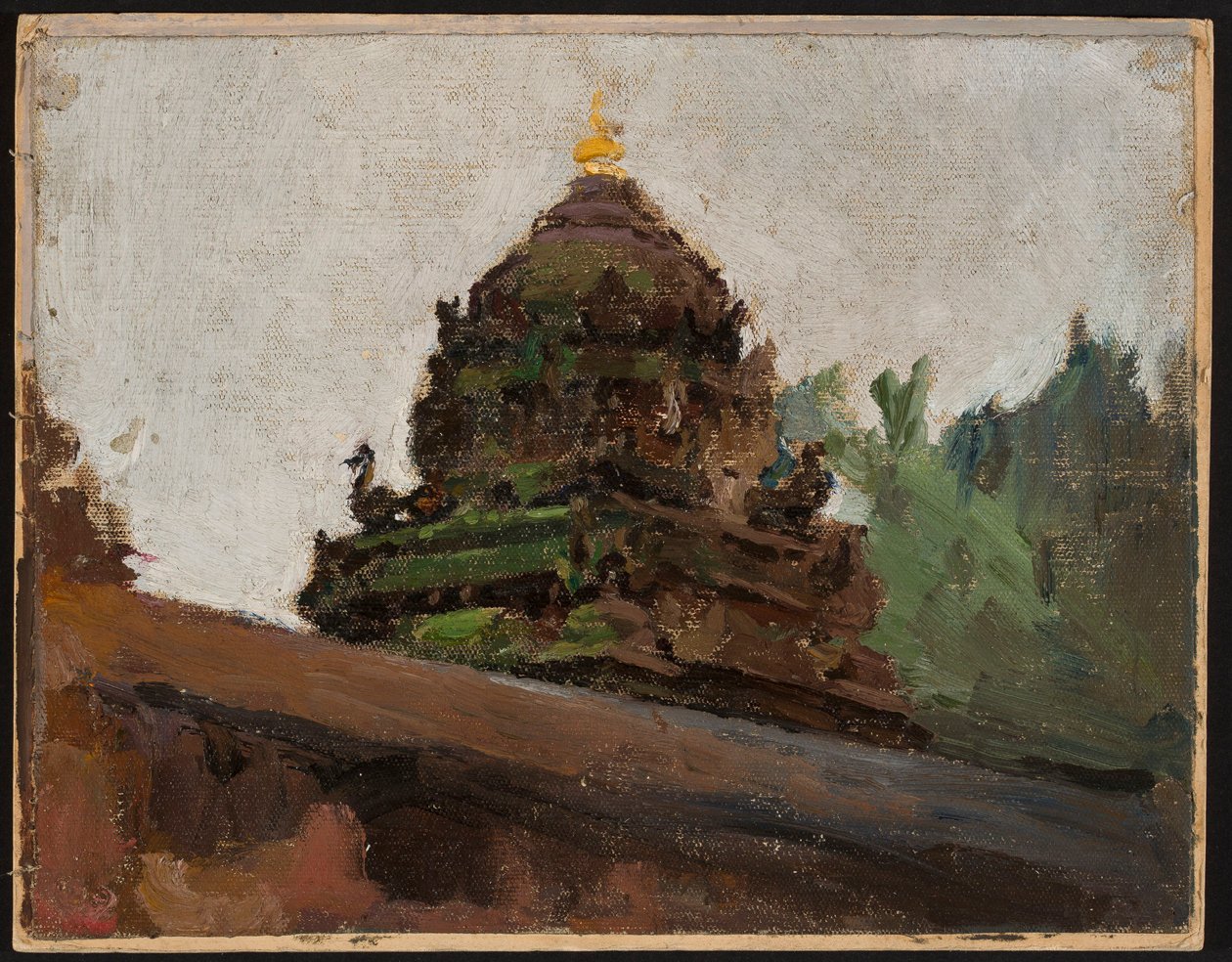 Den gamla templet i Madras. Från en resa till Indien av Jan Ciągliński