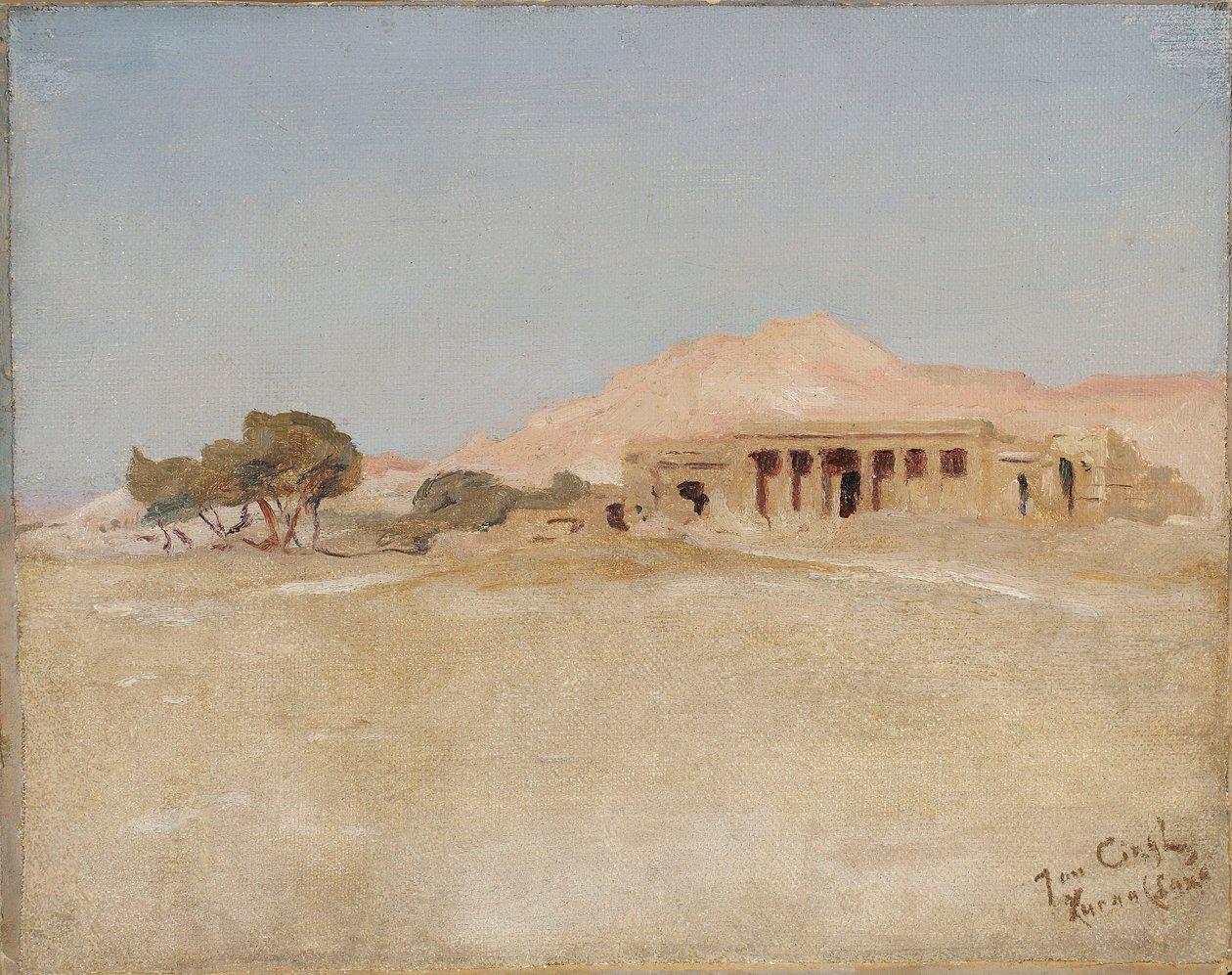 Templet i Kurna - Luxor. Från en resa till Egypten av Jan Ciągliński