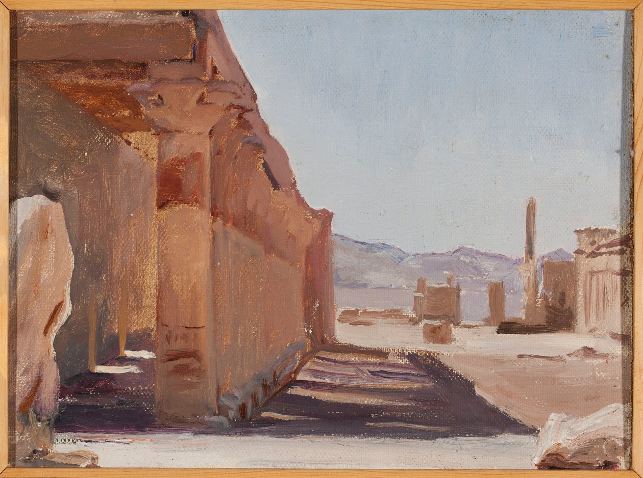 Tempel. Från en resa till Egypten av Jan Ciągliński