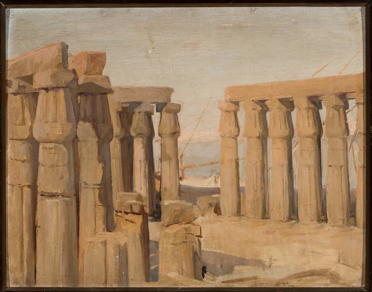 Templet i Luxor. Från en resa till Egypten av Jan Ciągliński