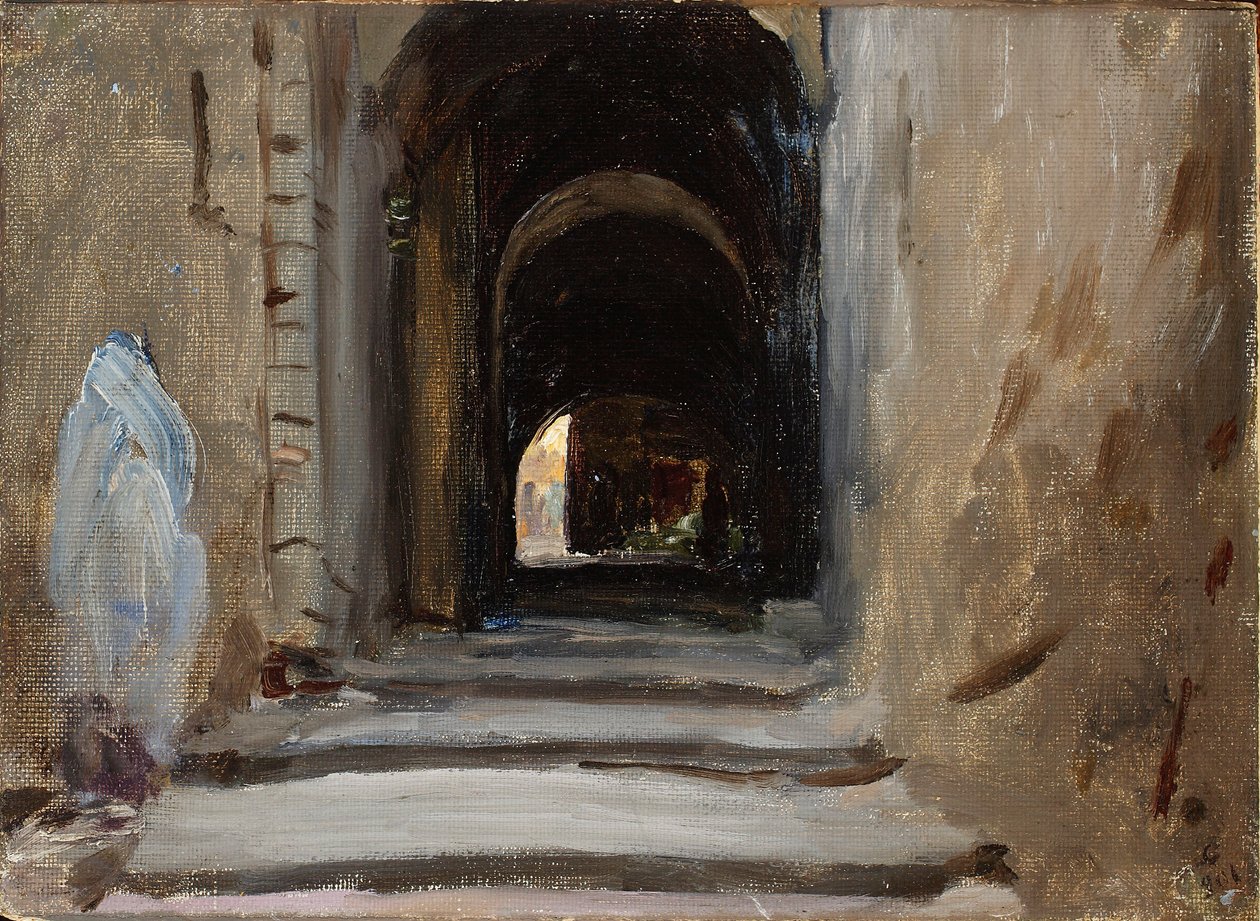 Via Dolorosa i Jerusalem. Från en resa till Palestina av Jan Ciągliński